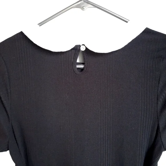 Wonder Nation Wednesday Adams Black Dress White Collar 18 XXL Girls Goth W Small - Picture 4 of 8